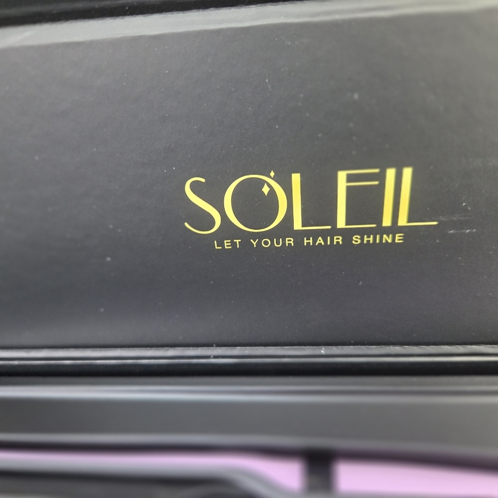 Soleil Dynamic Styler Lavender Ceramic Flat Iron 450°F Dual Voltage Hair Straigh - Picture 4 of 8